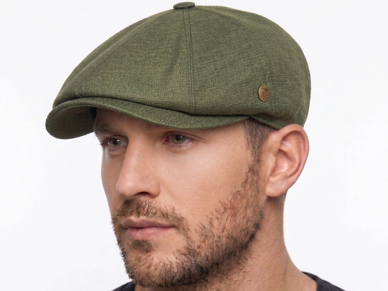 Pozze Lüx  Peaky Blinders Kasket - Haki Yeşil