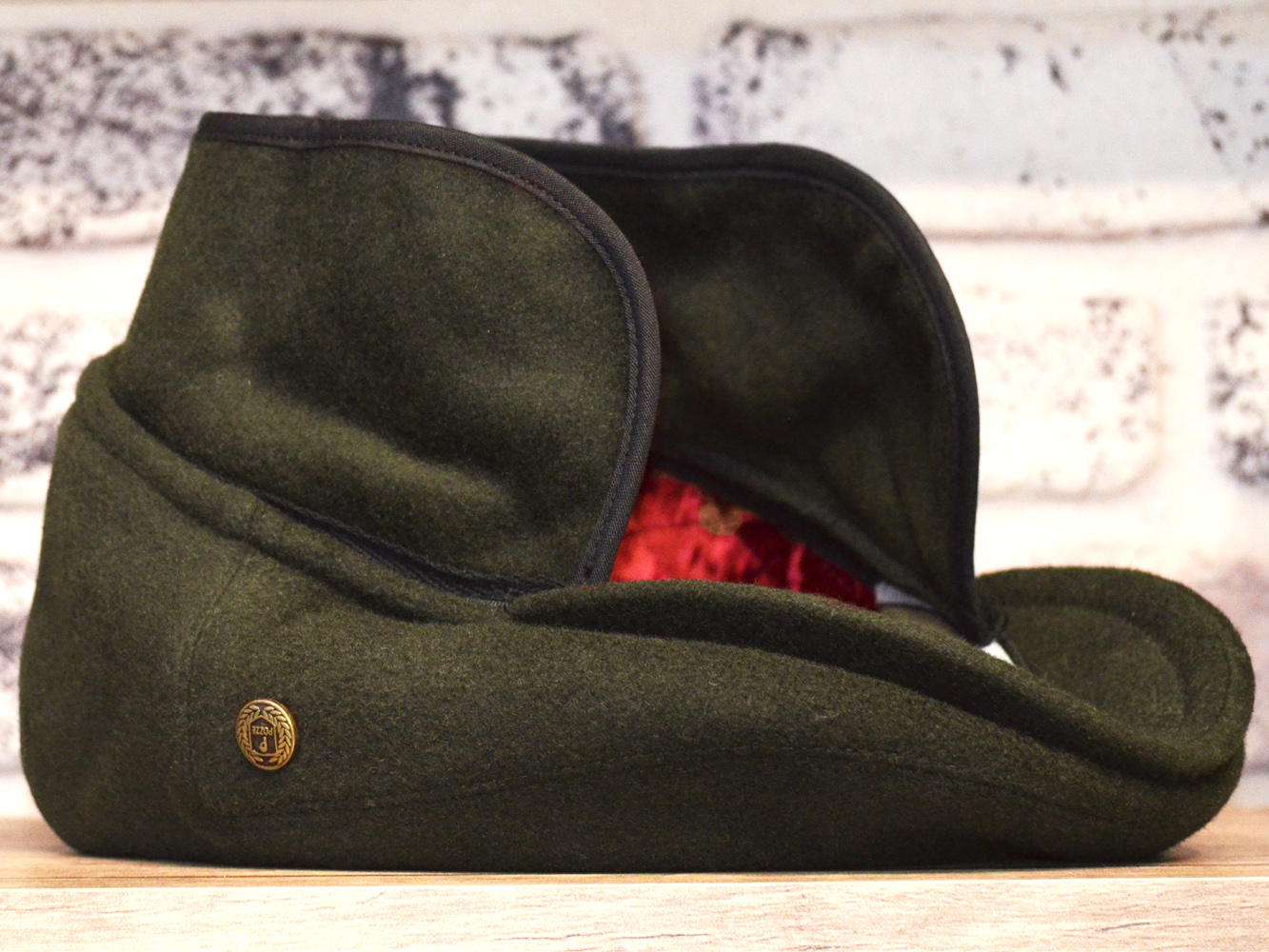 Pozze%20Haki%20Kaşmir%20Kulaklı%20London