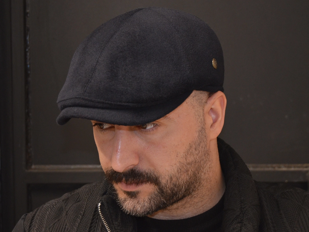 Pozze Kaşmir İtalyan Spor Kasket Lacivert