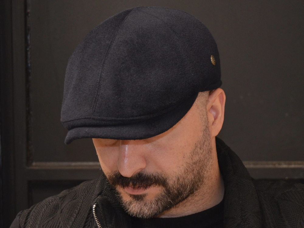 Pozze Kaşmir İtalyan Spor Kasket Lacivert