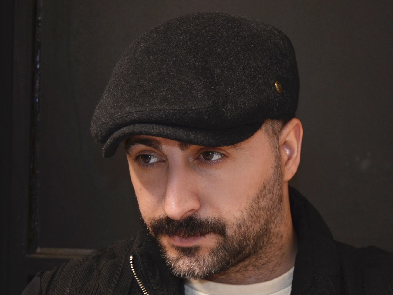 Pozze Kaşmir London Kırçıllı Antrasit