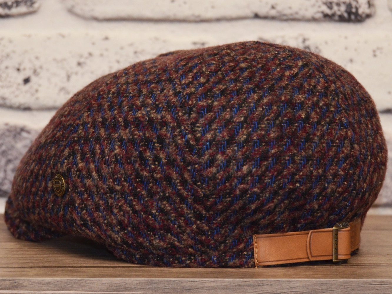 Kerem Twit Kumaş Peaky Blinders İngiliz Kasket BORDO