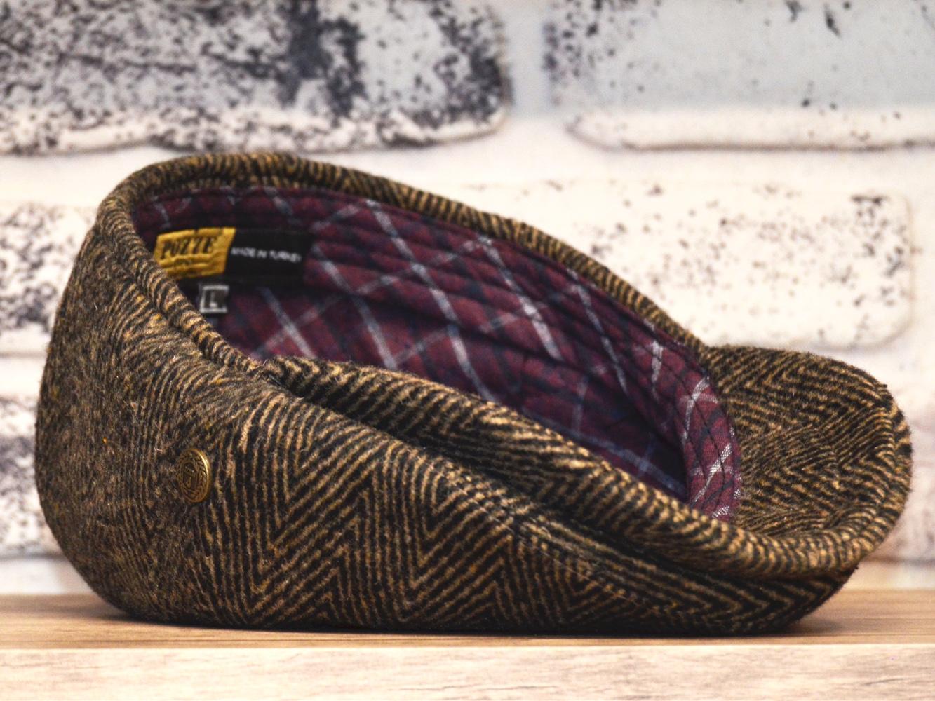 Pozze%20Kaşmir%20İtalyan%20spor%20Kasket%20Kamel