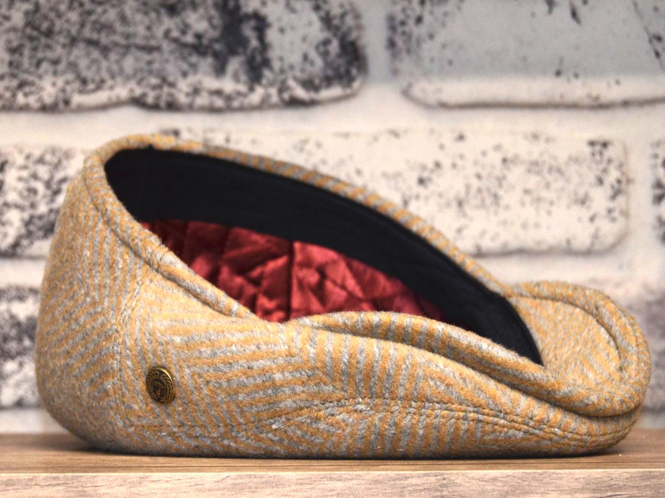 Pozze%20Yün%20Balıksırtı%20Kışlık%20London%20Kasket%20Kamel