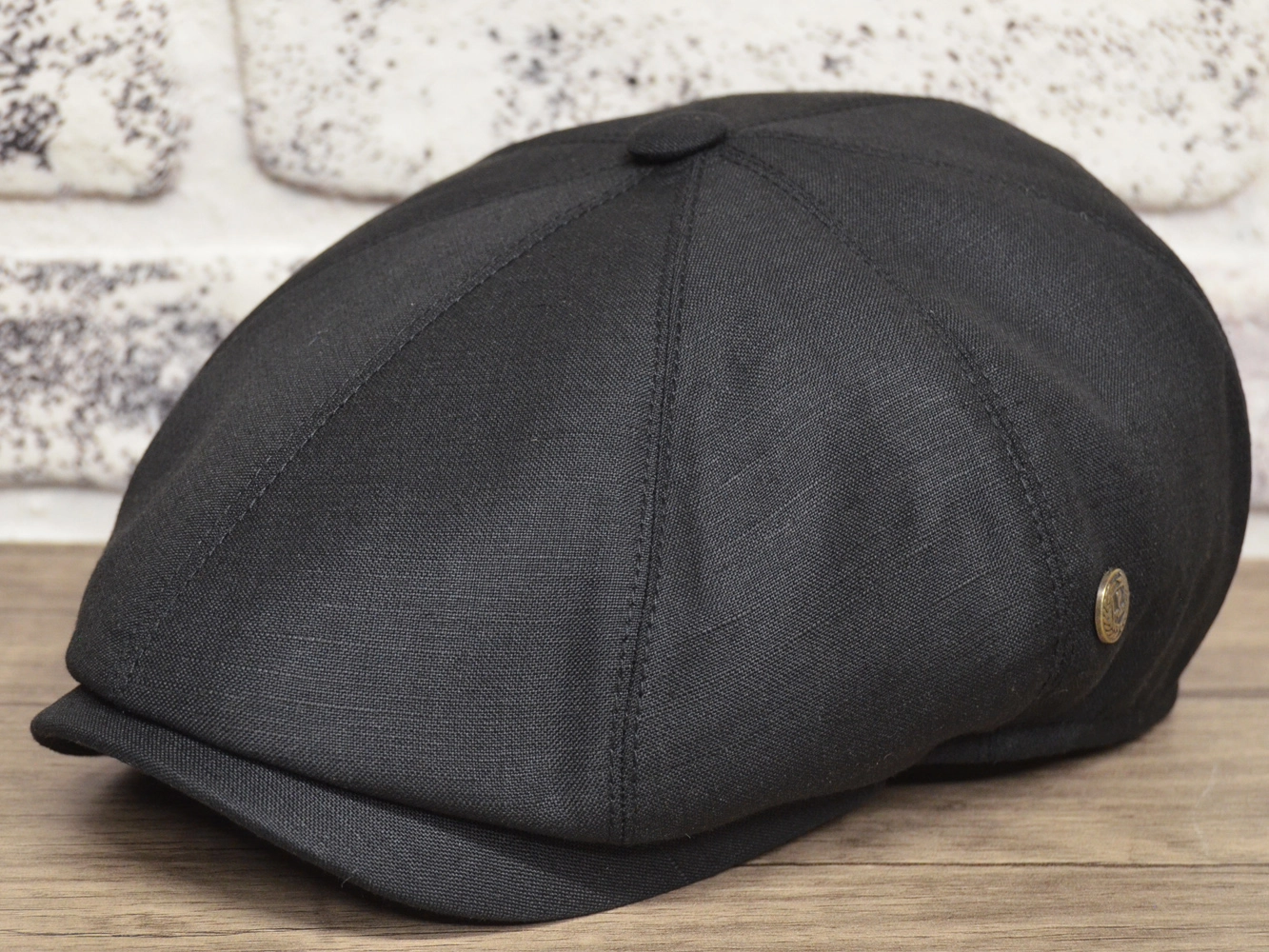 Pozze Lüx Keten Peaky Blinders  Kasket - Siyah