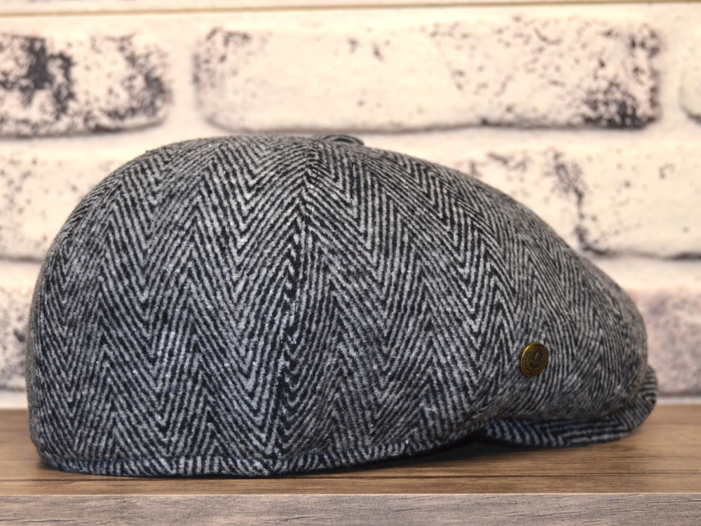 Pozze Kaşmir Balıksırtı Peaky Blinder İngiliz Gri