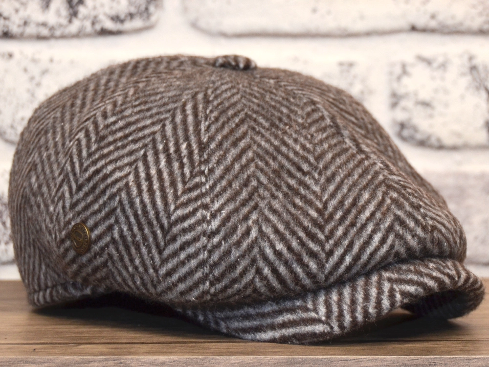 Pozze Kerem Kaşmir Geniş Balıksırtı İngiliz Peaky  Kahve