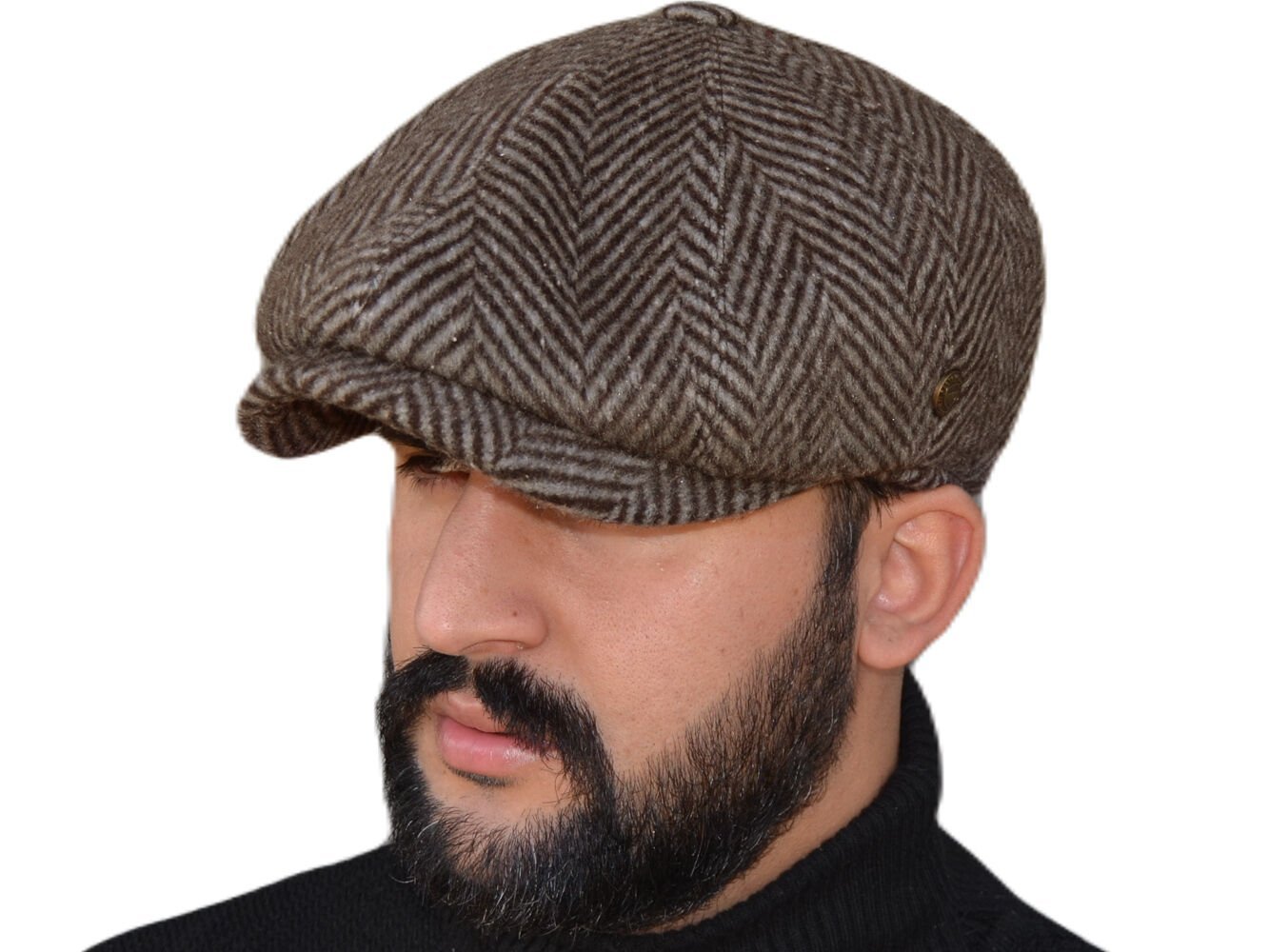 Pozze%20Kerem%20Peaky%20Blinders%20İngiliz%20Erkek%20Kışlık%20Kasket%20Şapka