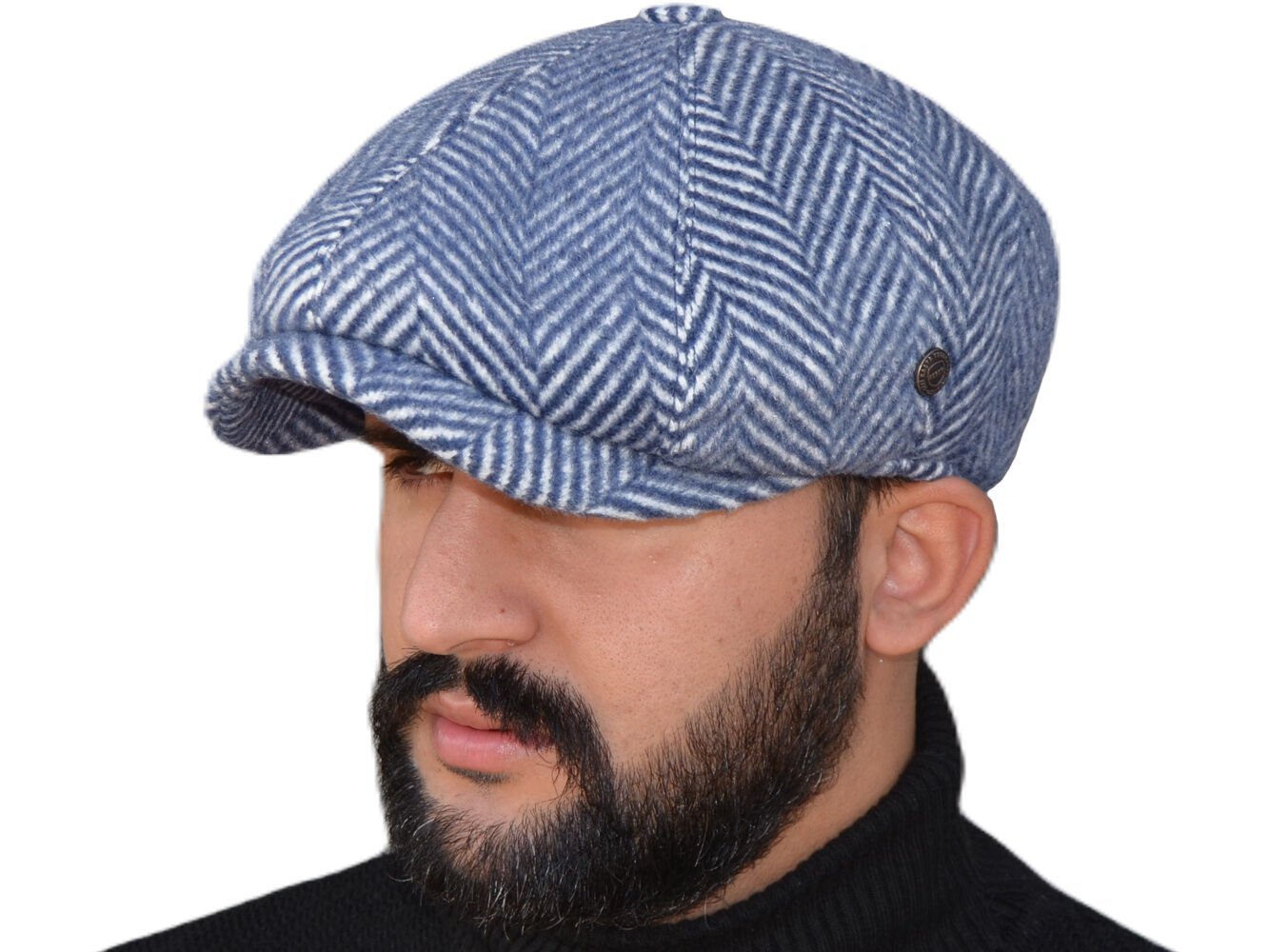 Pozze%20Kerem%20Peaky%20Blinders%20İngiliz%20Erkek%20Kışlık%20Kasket%20Şapka