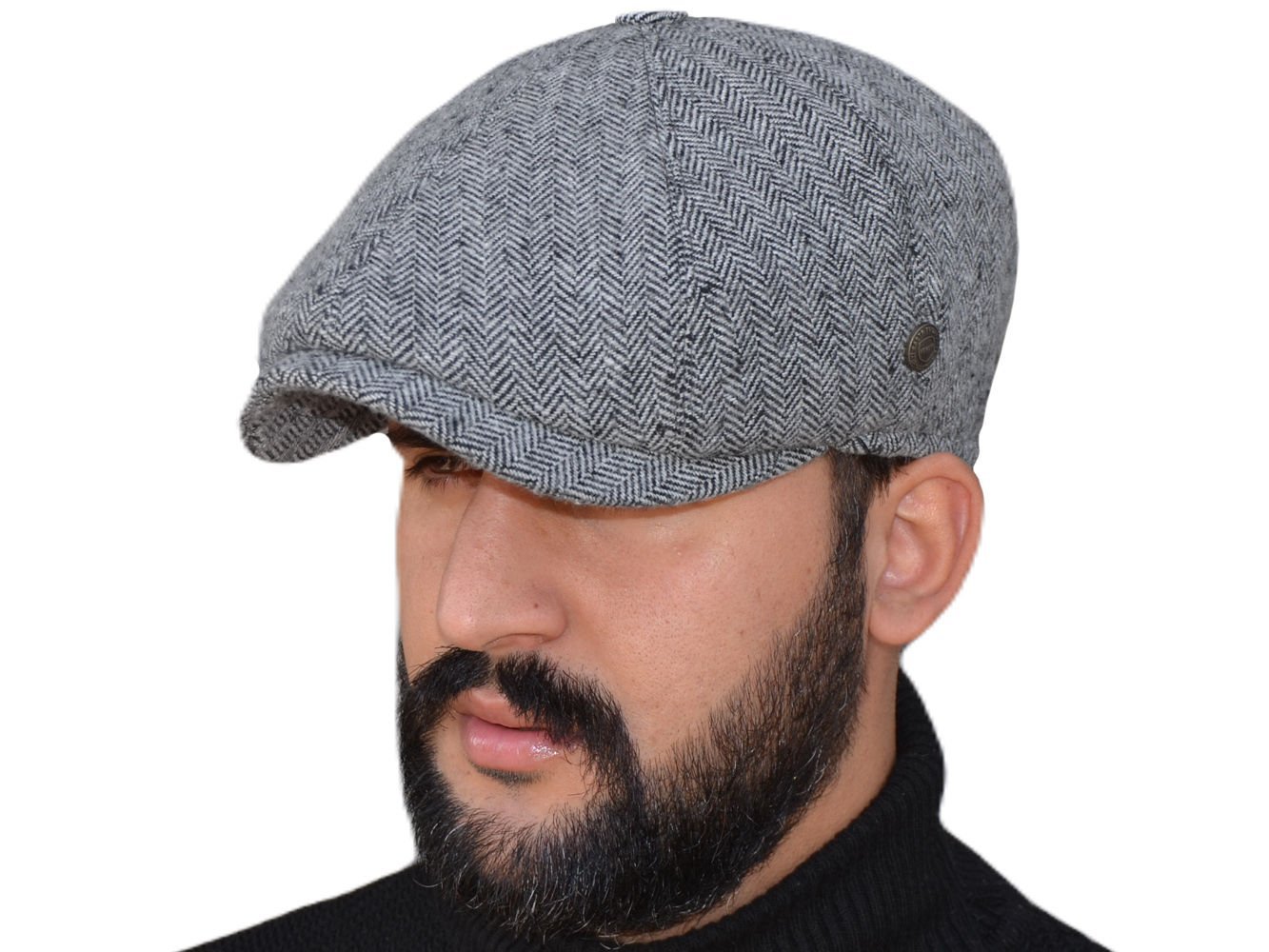 Pozze%20Kerem%20Peaky%20Blinders%20Stil%20Kışlık%20İngiliz%20Erkek%20Kasket%20Şapka
