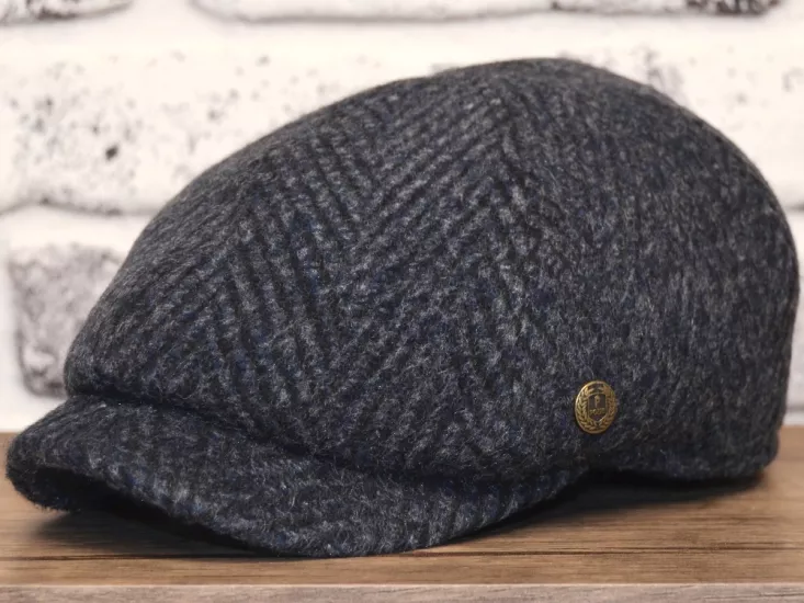 Füme Renk Kaşmir Yün Kışlık Erkek Kasket Şapka