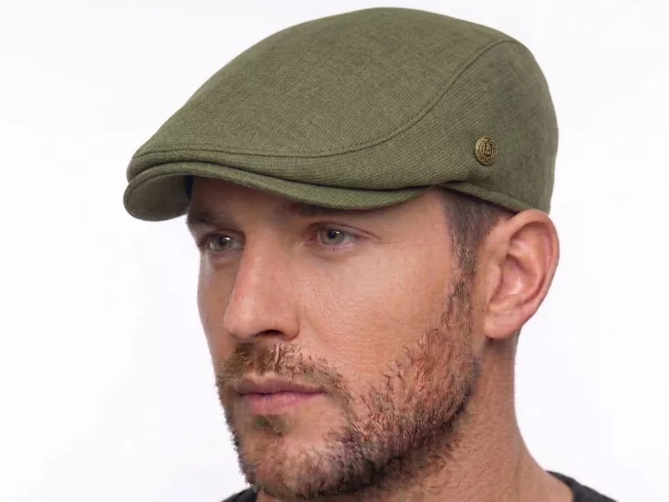 HAKİ YEŞİL YAZLIK ERKEK SPOR KASKET ŞAPKA