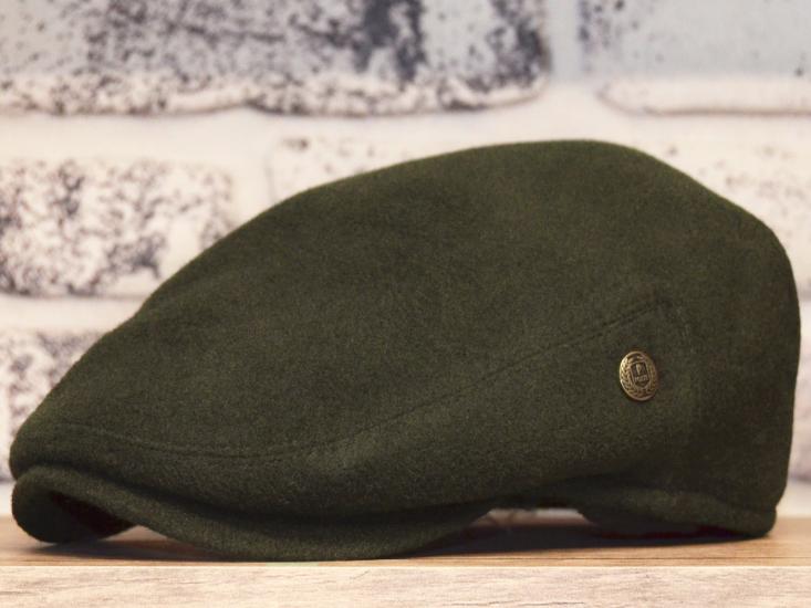 Kaşmir Kumaşından Kışlık Kulaklı Kasket Şapka