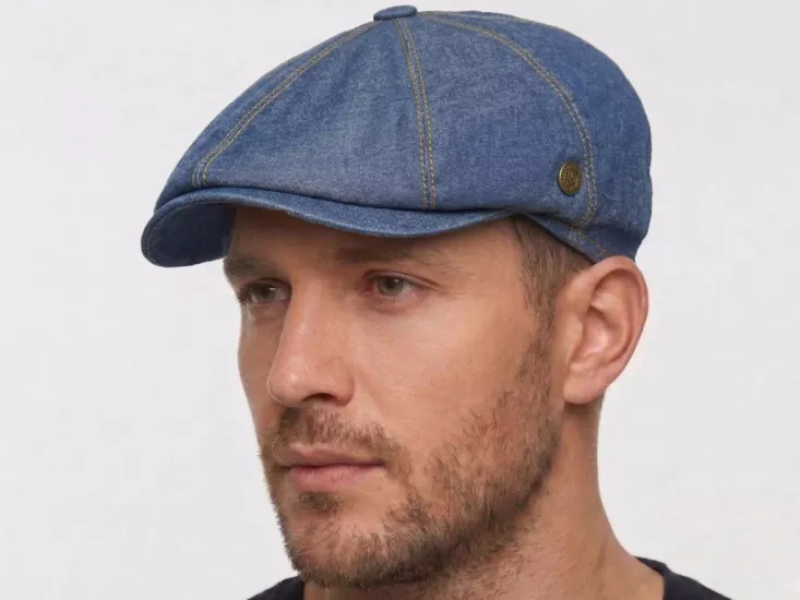 Pozze Kot Desen Pamuk İngiliz Kasket