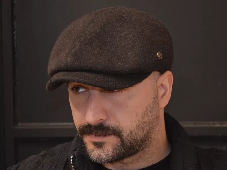 Kaşmir Yün Kışlık 6 Parçalı Erkek Kasket Şapka