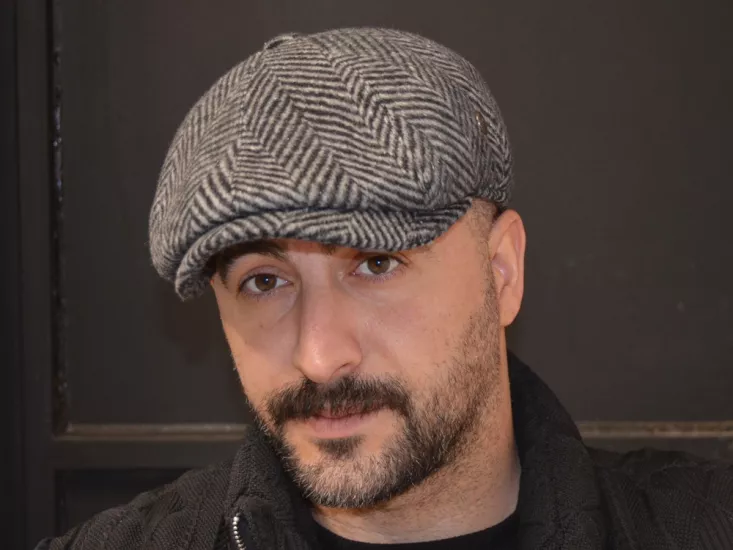 Pozze Kaşmir Geniş Balıksırtı İngiliz Peaky Kasket