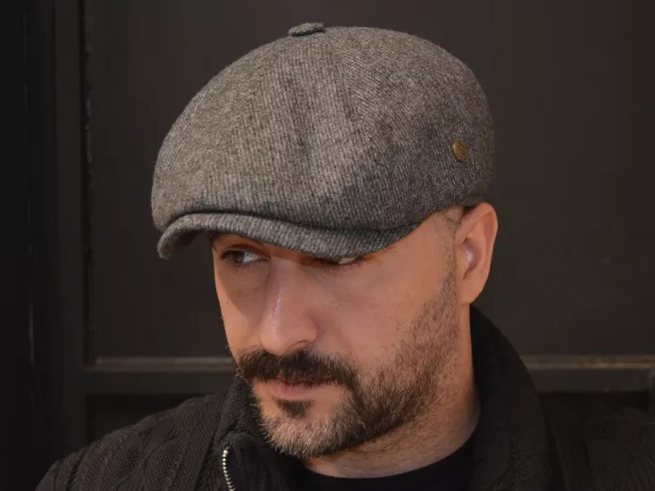Pozze Kışlık Yün İngiliz Model Erkek Kasket Şapka