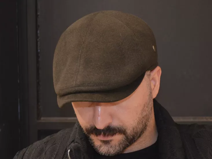 Pozze Kışlık Yün Kaşmir Erkek Kasket Şapka