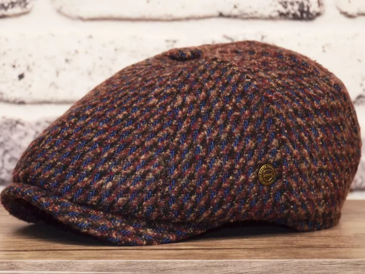 Bordo Renk Kışlık İngiliz Erkek Kasket Şapka