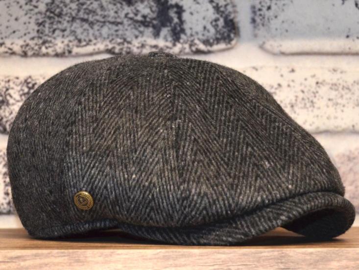 Pozze Kaşmir Peaky Blinder İngiliz Antrasit Kasket