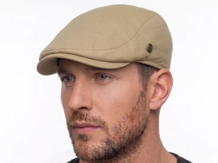 İTALYAN KETEN YAZLIK ERKEK SPOR KASKET ŞAPKA