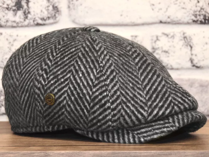 Pozze Kaşmir Geniş Balıksırtı İngiliz Peaky Kasket