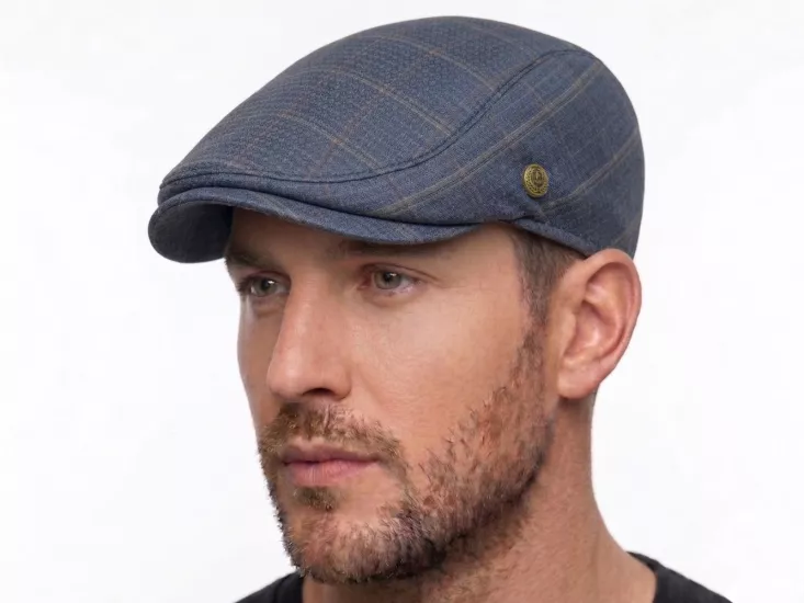 POZZE LACİVERT EKOSELİ YAZLIK SPOR KASKET