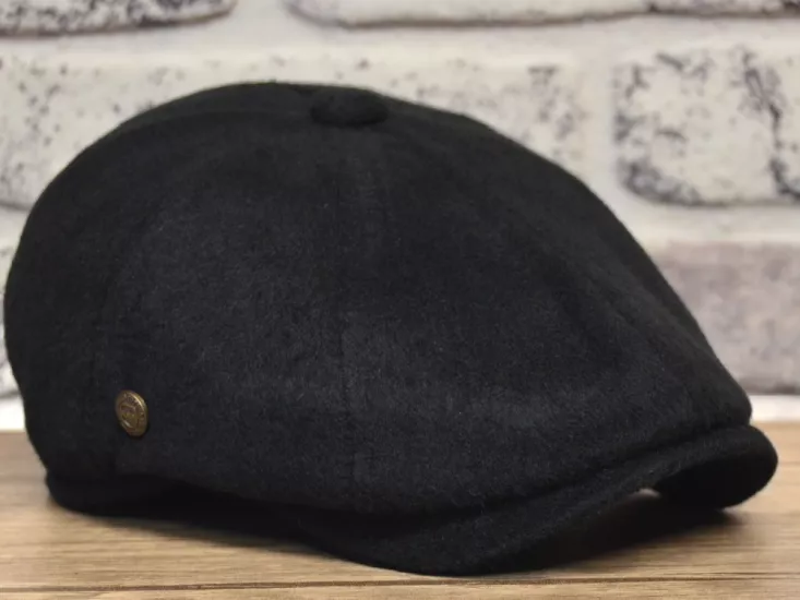 Siyah Kaşe Kışlık İngiliz Erkek Kasket Şapka