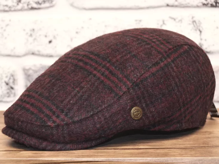 Pozze Şapka Ekoseli Kışlık Erkek Kasket Spor Şapka